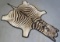 FELTED ZEBRA RUG TAXIDERMY