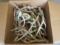 BOX OF 30LBS OF ANTLERS  TAXIDERMY