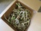 BOX OF 30LBS OF ANTLERS  TAXIDERMY