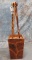 WOODEN DISPLAY WITH 4 CEDAR WALKING STICK/CANES (ONE $)