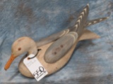 WOOD CARVED DUCK