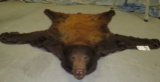 CINNAMON PHASE BLACK BEAR RUG TAXIDERMY
