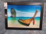 3D OCEAN ISLAND BOAT PICTURE
