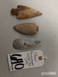 3 ARROWHEAD SPEAR PTS (3x$)