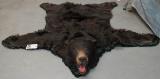 BLACK BEAR RUG TAXIDERMY