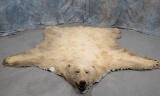 BEAUTIFUL POLAR BEAR RUG TAXIDERMY (US RES)