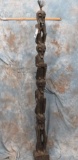 CARVED WOODEN AFRICAN STATUE