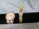 HANDMADE NAVAJO S/S RING AND CUFF (2x$)