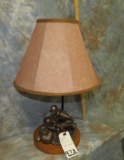 HUNTER STATUE LAMP BY JOHN PACSONS