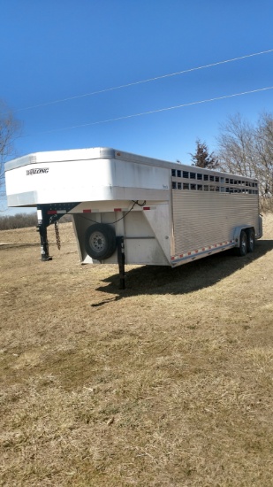2006 GN Aluminum Travalong livestock trailer