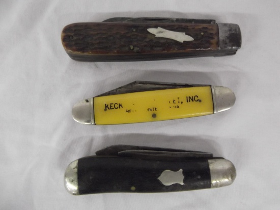 3 pocket knives