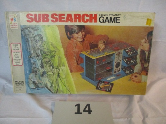 1973 Sub Search3 level game Milton Bradley