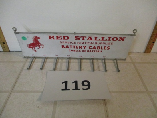Red Stallion Battery Cables Display