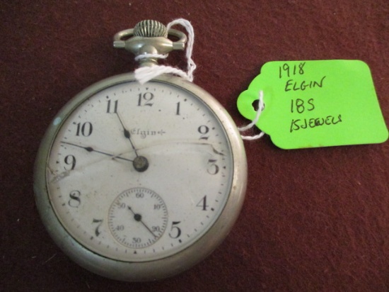 1918 Elgin pocket watch