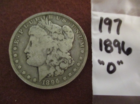 1896 "O" Morgan Dollar