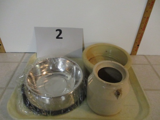 crockery and dog bowls