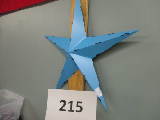 30" Blue decorative star