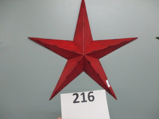 30" Red Decorative star
