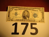 1934 A $5 Silver certificate