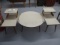 3 Piece mid century formica top coffee and end table set