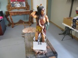 ceramic Indian w/ bow and quiver