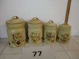 4 Piece Canister set