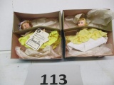 lot of two Madame Alexander dolls Amy number 411 and curly locks421