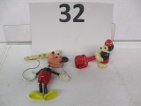 Mickey mouse marionette and Mickey mouse ramp Walker