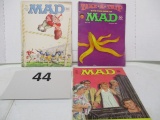 lot of 3 1968 and 1969 mad magazines