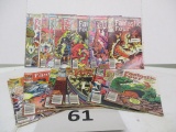 lot of 17 fantastic four comic books