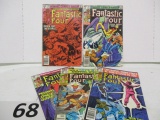 lot of 5 fantastic four comic books