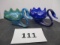 Art glass swan dishes