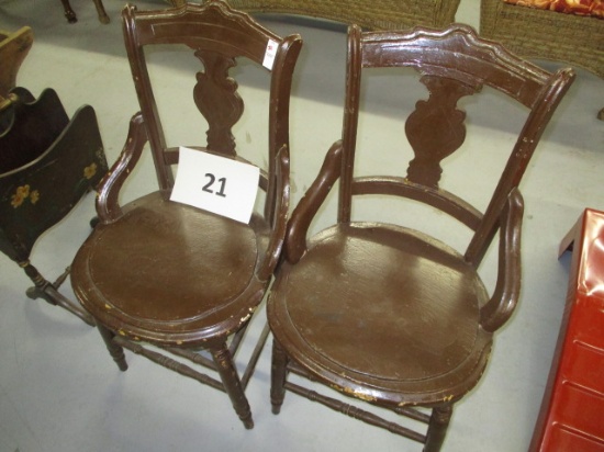 pair of antique chairs