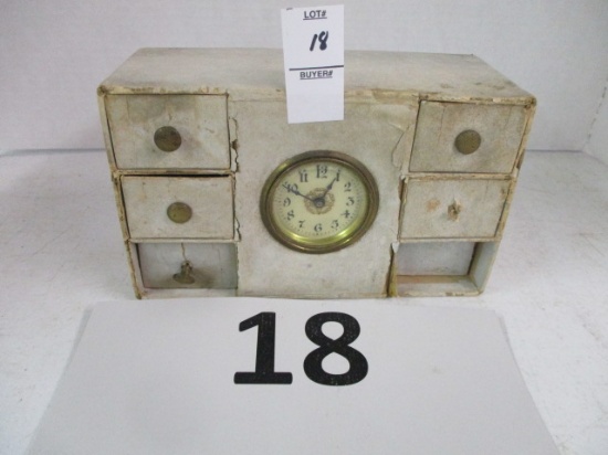 carboard dresser box clock