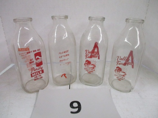 Milk bottles