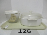 Pampered Chef covered 2qt measuring cup