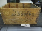 The Genuine Jackson Corset Waist Co crate