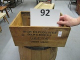 National Powder Hi Explosives Dynamite Box