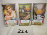 Lot of 3 1939 calendars