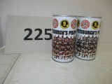 Lot of 2 Iron City Pittsburgh Steelers cans