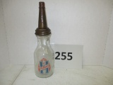 1 quart Huffman oil bottle