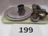 lot of silverplate and pewter