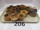 pottery cups lot