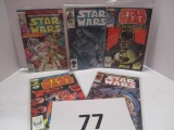 lot of 5 Star Wars comic books