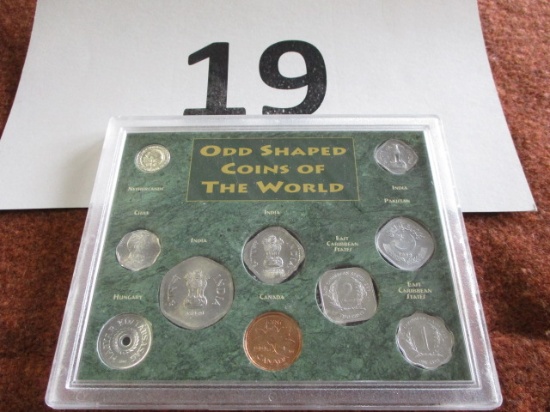 Odd Shaped coins of the world