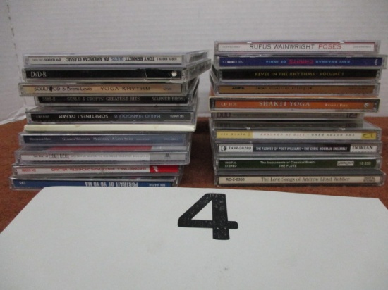 tray lot of 20 CD's