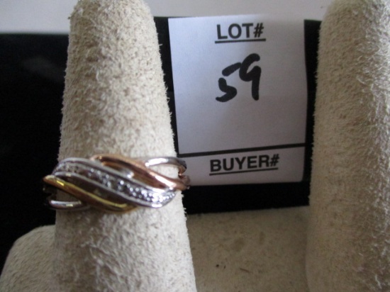 size 8 Sterling silver ring