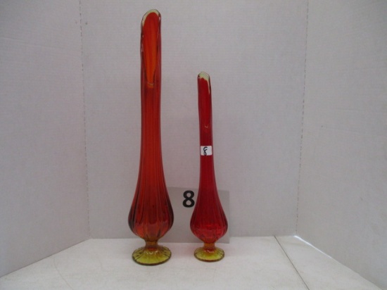 pair of mid century vases