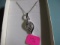 sterling silver necklace and pendant