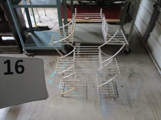 Wrought metal plant stand